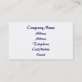 海と岩 名刺 (裏面)