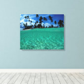 海と島（インドネシア） キャンバスプリント (インサイチュ (ウッドフロア))
