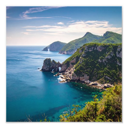 海と島 フォトプリント            (正面)
