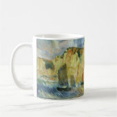 海と崖バイピエールルノアールヴィンテージファインアート コーヒーマグカップ (左)