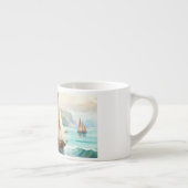 海と帆船のある風景 エスプレッソカップ (右)