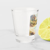 海と帆船のある風景 ショットグラス (左)