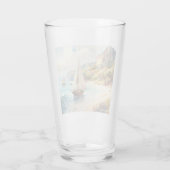 海と帆船のある風景 タンブラーグラス (裏面)