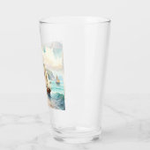 海と帆船のある風景 タンブラーグラス (左)