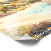 海と帆船のある風景 フォトプリント            (角)