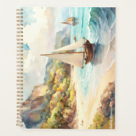 海と帆船のある風景 プランナー手帳