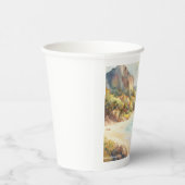 海と帆船のある風景 紙コップ (右)