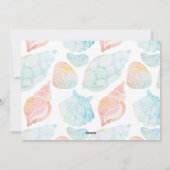 海と挨拶のシェルの水 シーズンカード (裏面)