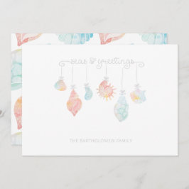 海と挨拶のシェルの水 シーズンカード