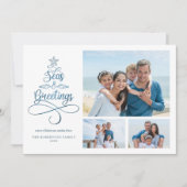 海と挨拶トロピカルビーチ3写真 シーズンカード (正面)