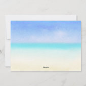 海と挨拶トロピカルビーチ3写真 シーズンカード (裏面)