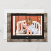 海と挨拶写真のコラージュ シーズンカード (裏面)