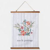 海と挨拶 |クリスマス航海の。 吊り下げ型タペストリー (正面)