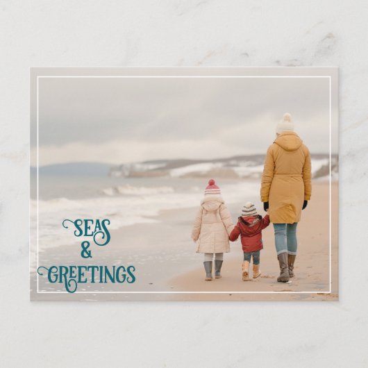 海と挨拶 シーズンポストカード (正面)