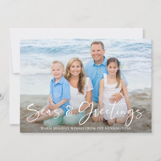 海と挨拶 |休日航海のの写真 シーズンカード (正面)