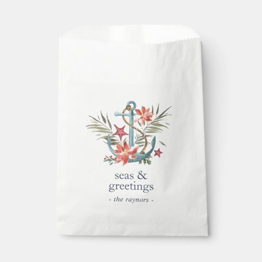 海と挨拶 |沿岸の休日 フェイバーバッグ (正面)