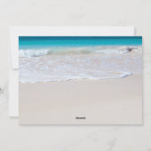 海と挨拶　砂浜のシンプルな2つのドリンク シーズンカード (裏面)