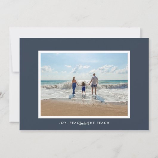 海と挨拶 |祝日の写真 シーズンカード (裏面)