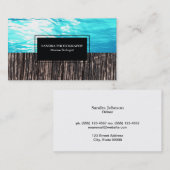 海と木材 名刺 (正面/裏面)