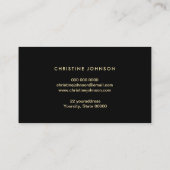 海と波の名刺 名刺 (裏面)