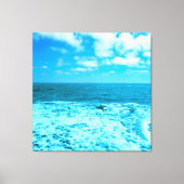 海と波 キャンバスプリント (正面)