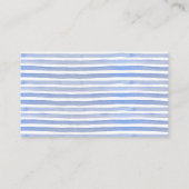 海と海の赤ちゃんシャワーマリンおむつラッフル エンクロージャーカード (裏面)