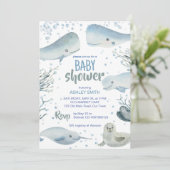 海と海の赤ちゃんシャワー海航海の海 招待状 (スタンド正面)