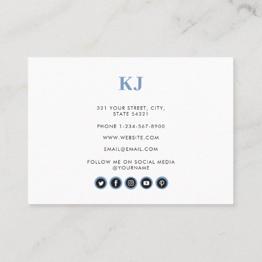 海と砂のビーチ波ソーシャルメディアのアイコン 名刺 (裏面)