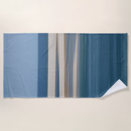 海と砂の向こう ビーチタオル