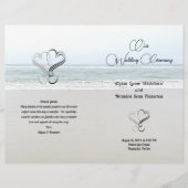 海と砂の式結婚の折り畳みプログラム (正面)