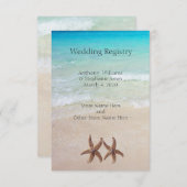 海と砂の登結婚録エンクロージャカード エンクロージャーカード (正面/裏面)