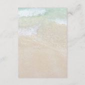 海と砂の登結婚録エンクロージャカード エンクロージャーカード (裏面)