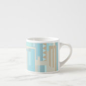 海と砂トーン抽象芸術パターンespresso mug エスプレッソカップ (右)