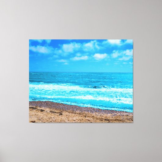 海と砂 キャンバスプリント (正面)