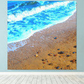 海と砂 キャンバスプリント (インサイチュ (ウッドフロア))