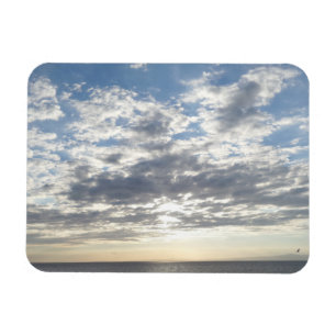 海と空と雲3"x4"マグネット マグネット
