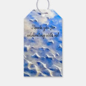 海と空の青の反射 ギフトタグ (正面)