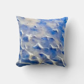 海と空の青の反射 クッション (正面)
