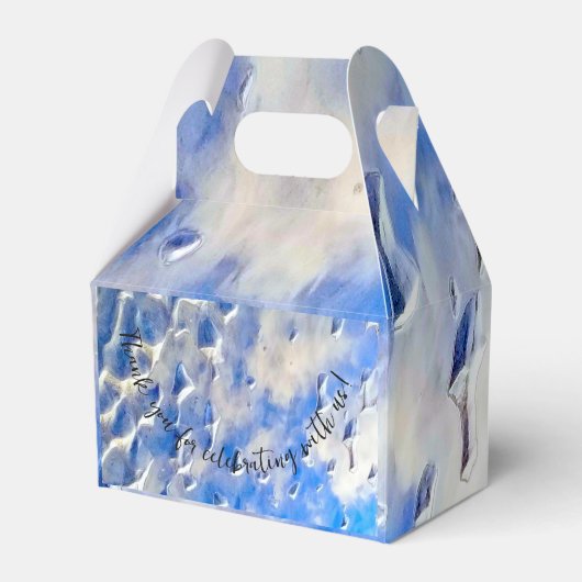 海と空の青の反射 フェイバーボックス (正面サイド)