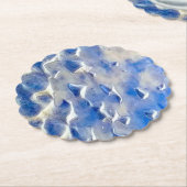 海と空の青の反射 ペーパーコースター (アングル)