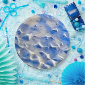 海と空の青の反射 ペーパープレート (パーティー)