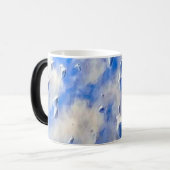 海と空の青の反射 モーフィングマグカップ (正面左)