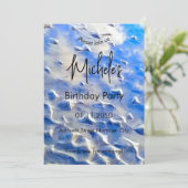 海と空の青 招待状 (スタンド正面)