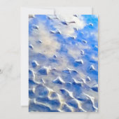 海と空の青 招待状 (裏面)