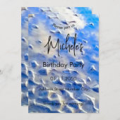 海と空の青 招待状 (正面/裏面)