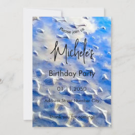 海と空の青 招待状