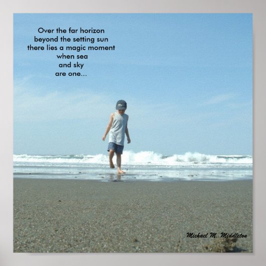 海と空 ポスター (正面)