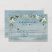 海と花航海のネット枠RSVP 出欠カード (正面/裏面)