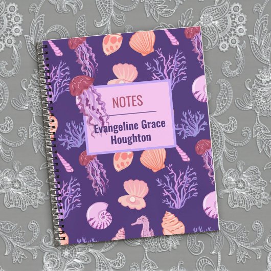 海と貝殻 ノートブック