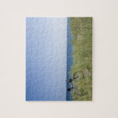 海と青空澄んの地平線 ジグソーパズル (縦)